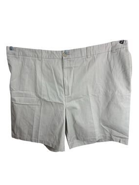 Harbor Bay Khaki Shorts Size 54 NWT Mens Big & Tall Casual Flat Front